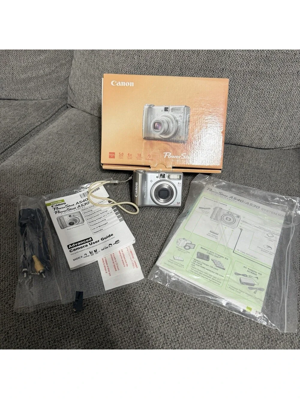 Canon PowerShot A530 5.0MP 4X Optical Zoom Digital Camera